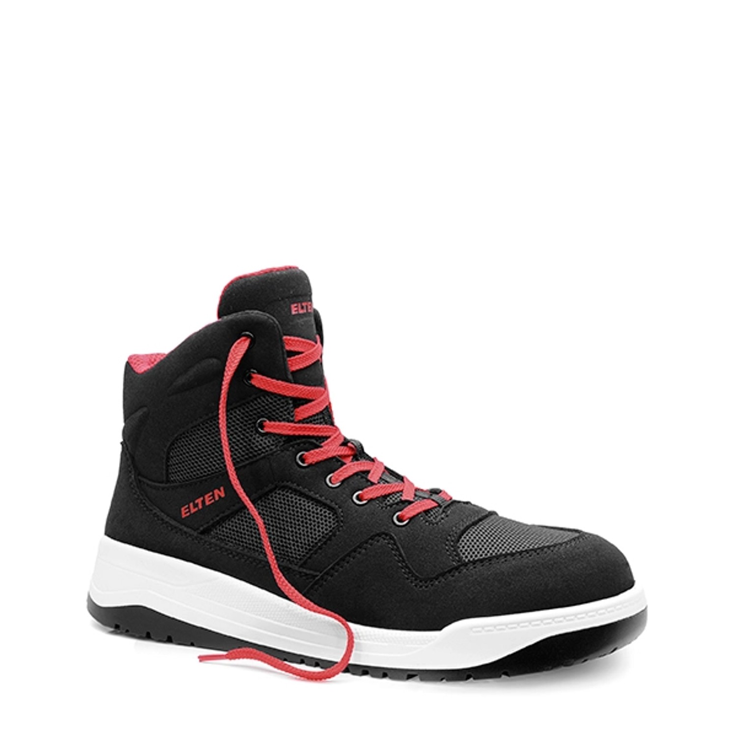 Elten Sicherheitsschnürstiefel Lakers Black Mid Esd S1P Gr. 47