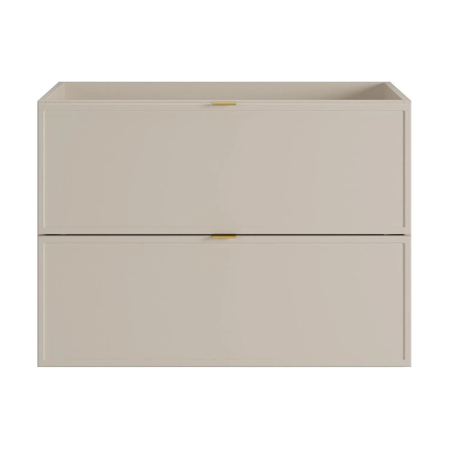 Vente-unique Waschbeckenunterschrank Ondil Beige 80 cm