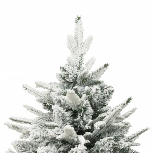vidaXL Künstlicher Weihnachtsbaum Beschneit Grün 150 cm PVC PE 328493
