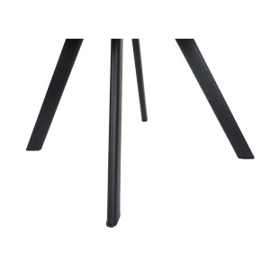 Detailaufnahme: Schwarze Beine des MCW Esszimmerstuhls K25 (2er-Set) aus Metall.