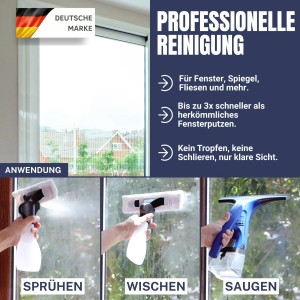 Sommertal Akku Fenstersauger Set FS255