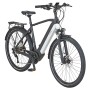 Prophete Trekking E-Bike Entdecker 5.0 Herren, 28 Zoll, schwarz-silber matt.