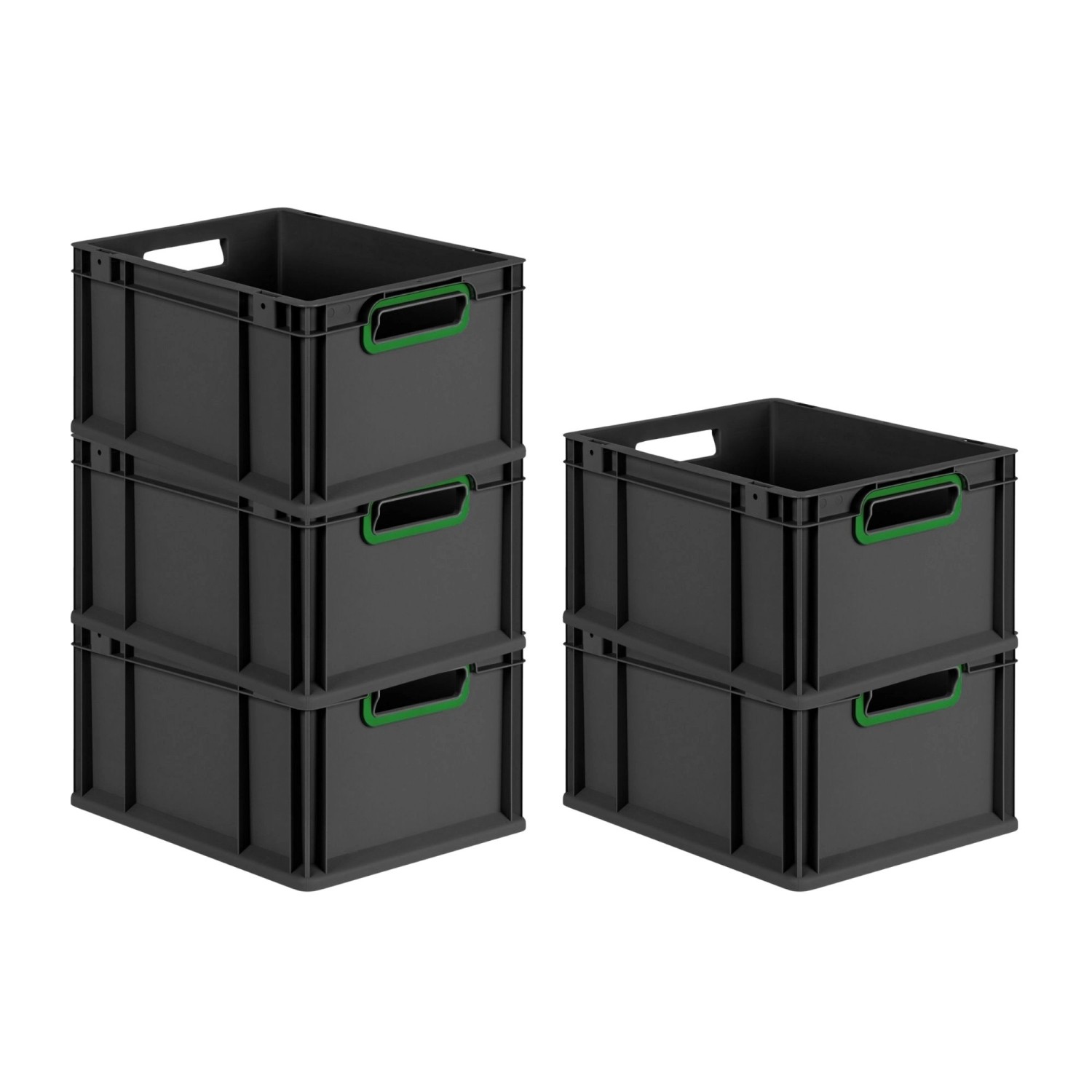 PROREGAL SparSet 5x Eurobox Nextgen Color HxBxT 22x30x40cm 20 Liter Griffe günstig online kaufen