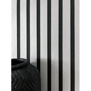 Newroom Vliestapete Berrin Silber Holzpaneele Modern Strukturiert FSC®