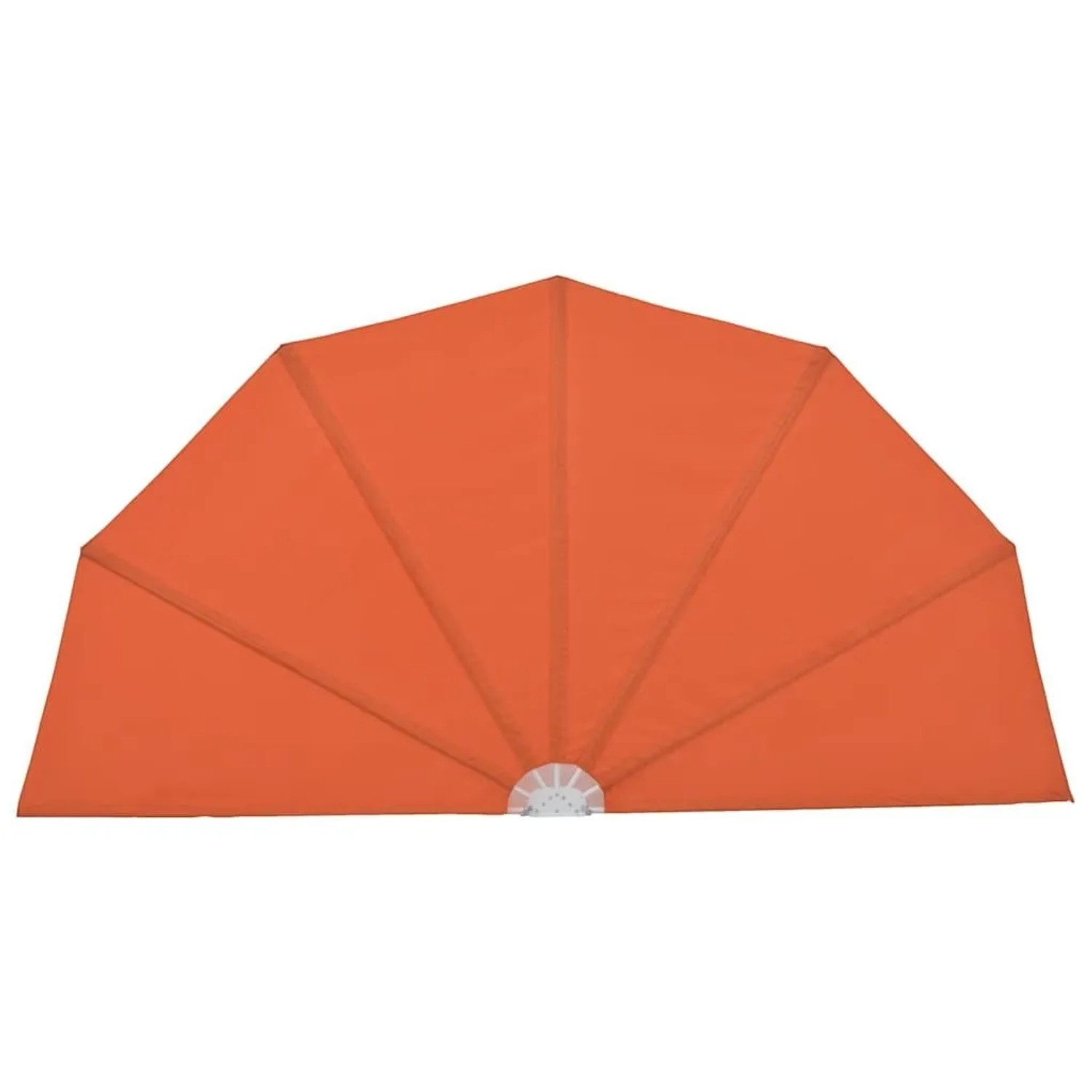 vidaXL Faltbarer Terrassen-Seitenfächer Terracotta-Rot 160 cm 44579