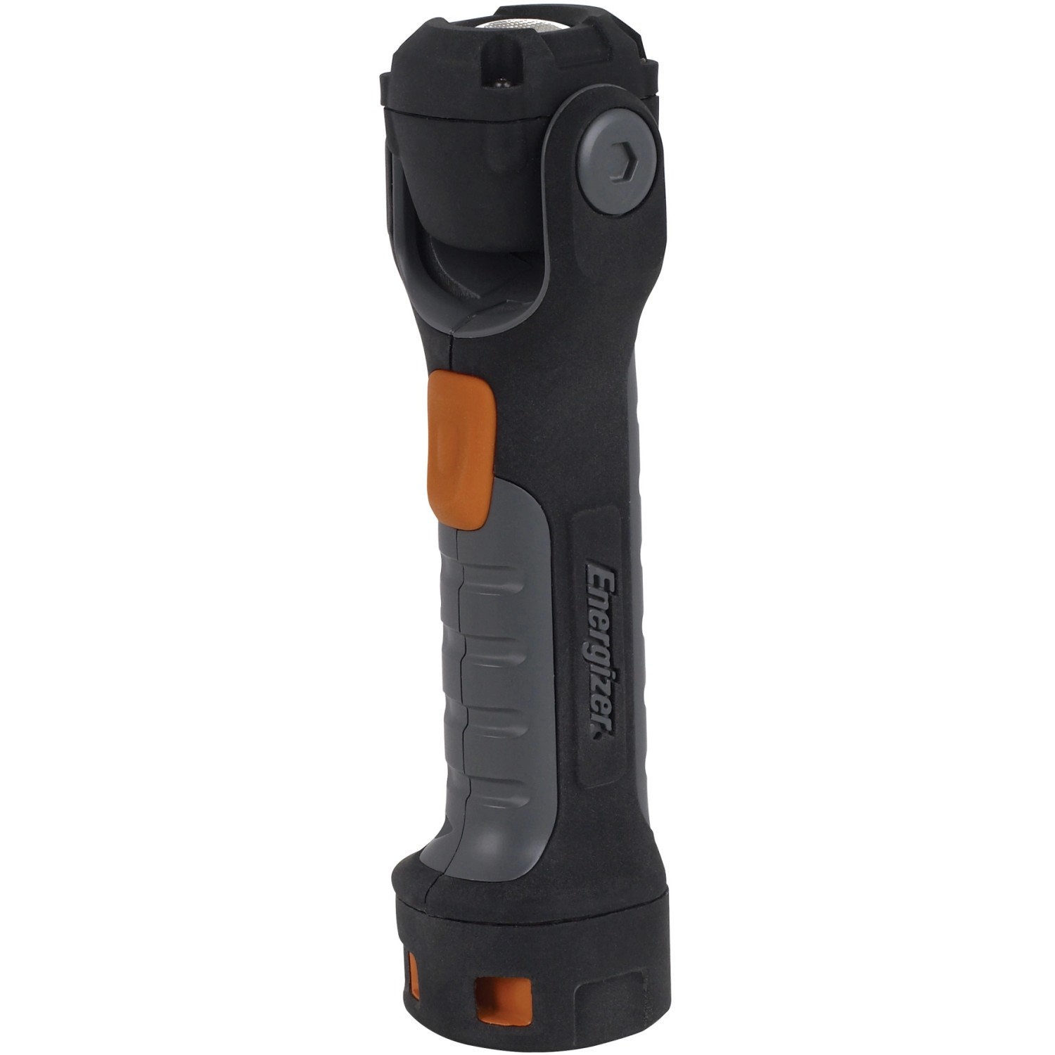 Energizer Hardcase Pivot Arbeitslampe, schwarz/grau, mit drehbarem Kopf und Magnetfuß.