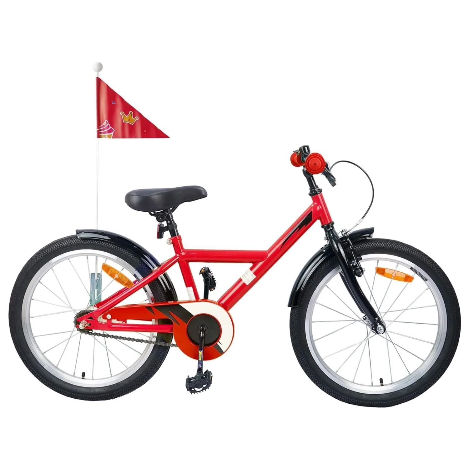 vidaXL Kinderfahrrad 20 Zoll für 6-11 Jahre Alt Rot 42009651
