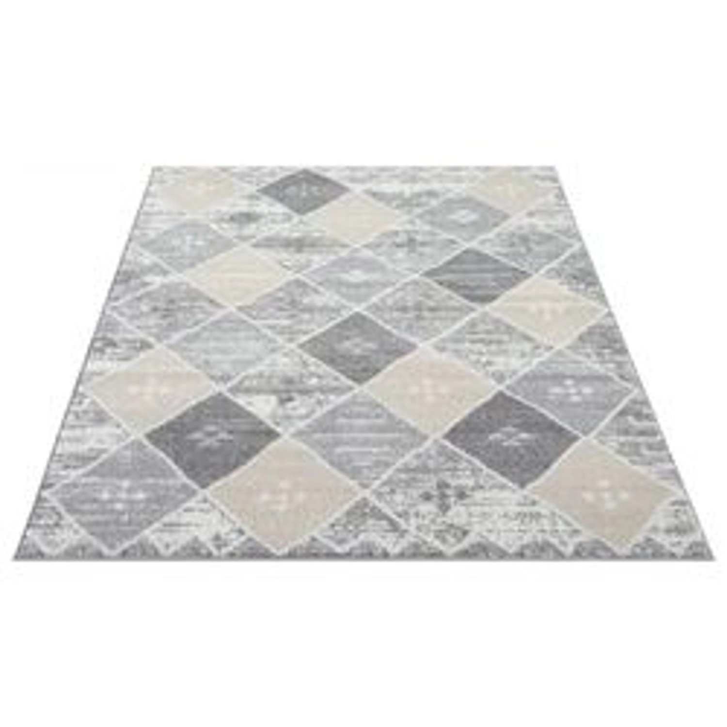 payé Teppich Esso 79 Hochflor 200x290 cm Grau günstig online kaufen