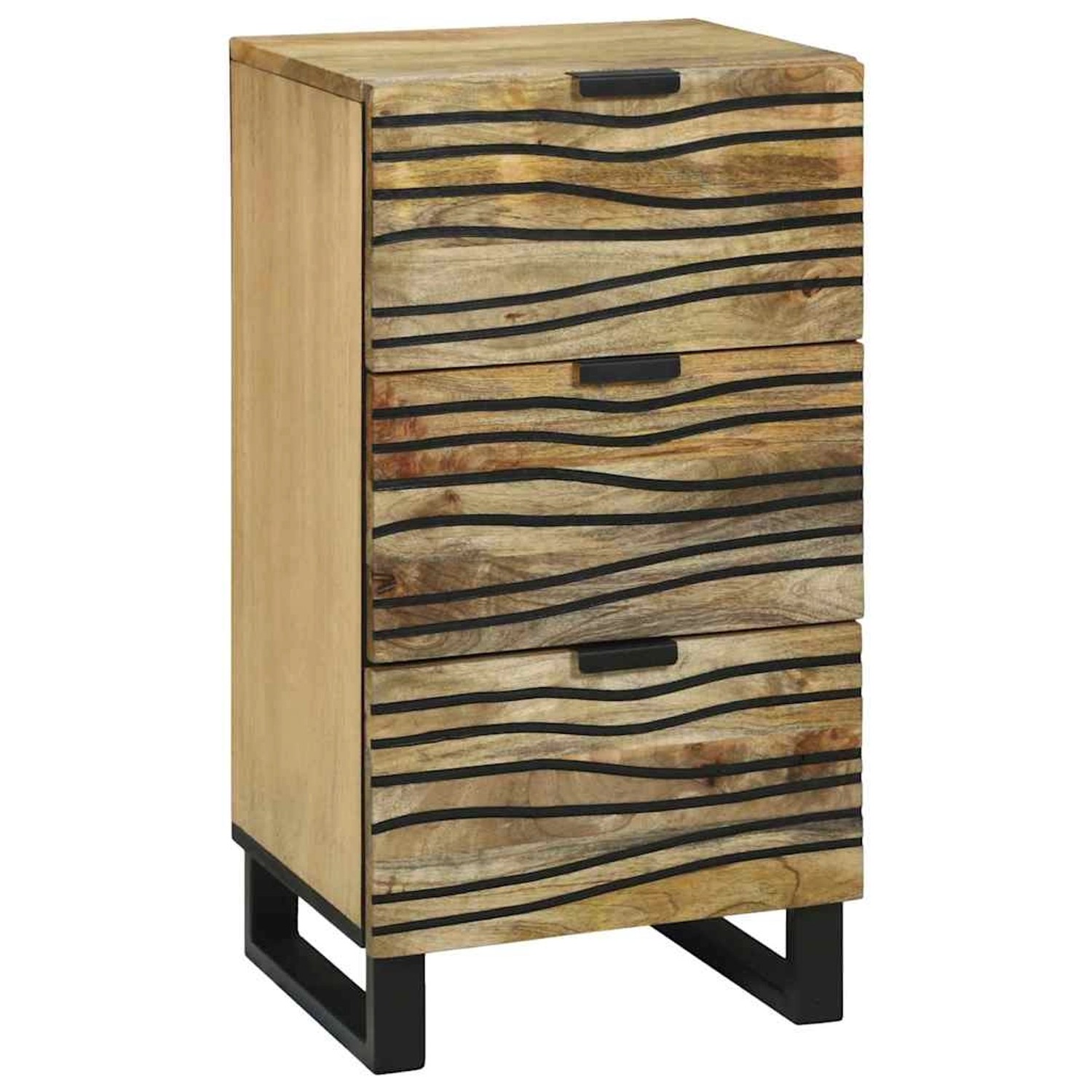 vidaXL Sideboard Braun 40 x 33 x 75 cm massives Mangoholz 4017959 günstig online kaufen