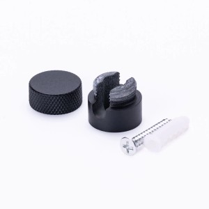 Orion Lightstyle Wand- und Deckenpin, 3er Set, Metall schwarz, zur Kabelbefestigung.