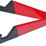 Smartphone Halter, 4-fach sortiert, rot/schwarz, zusammenklappbar für Handy-Zubehör.