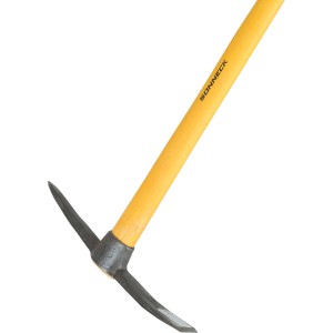 Sonneck Spitzschneidhacke mit Buchenstiel für Bodenbearbeitung.