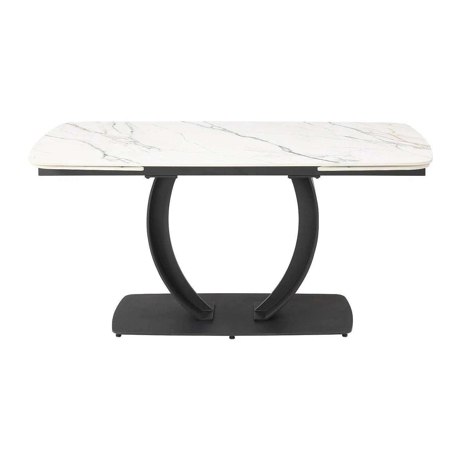 Vente-unique Esstisch Olifia Schwarz  Weiß 200 cm  160 cm  240 cm