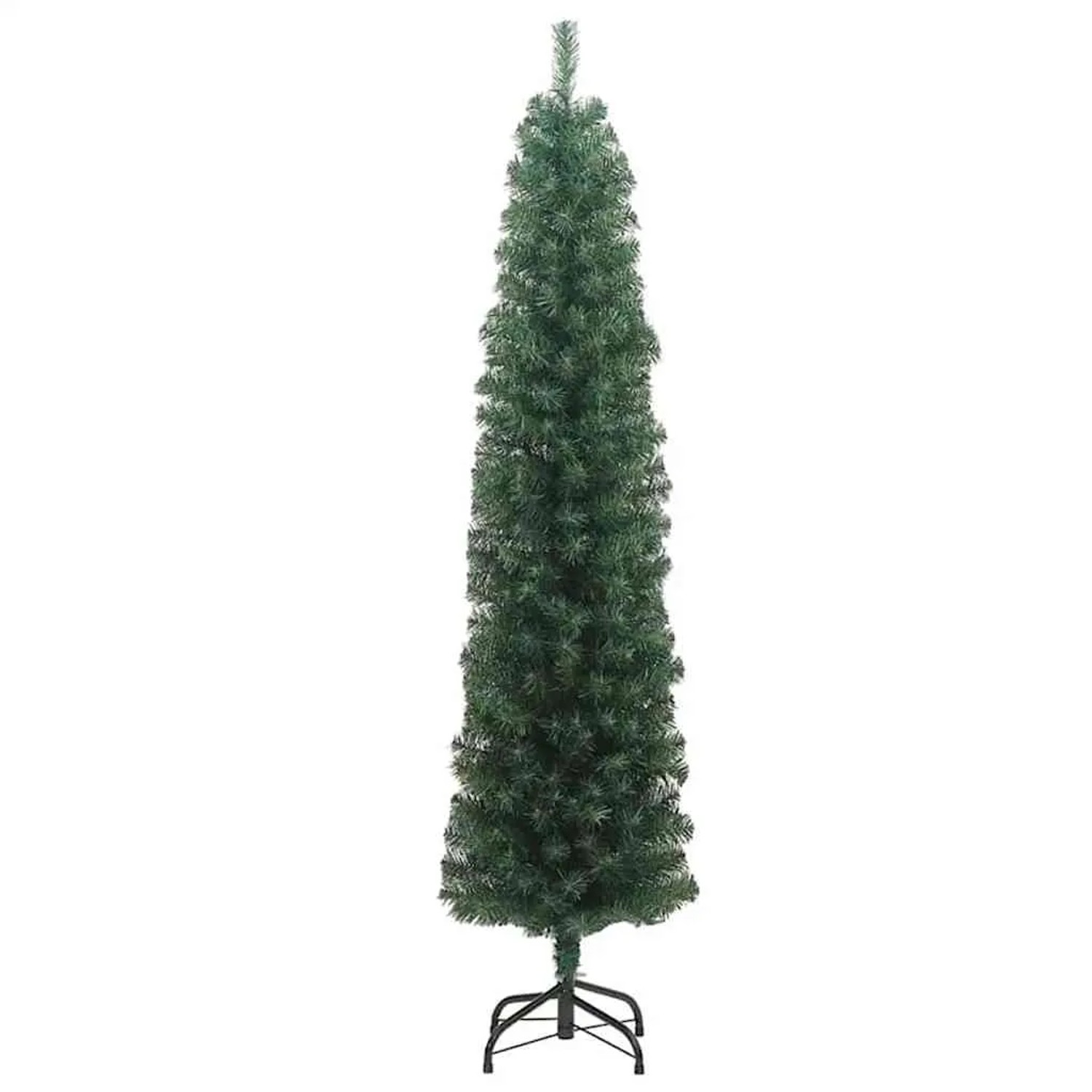 vidaXL Künstlicher Weihnachtsbaum mit 300 LEDs mit Ständer Grün 210 cm 3394952