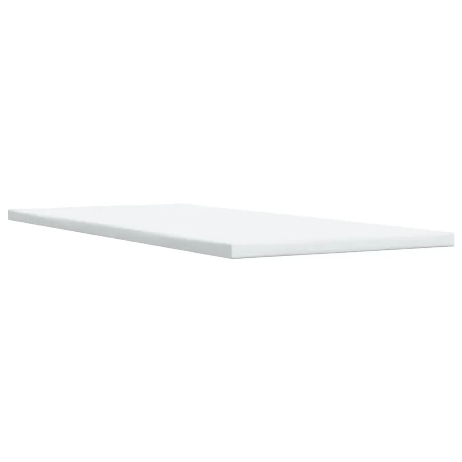 Weiße Matratzenauflage für vidaXL Boxspringbett, 90x190 cm.