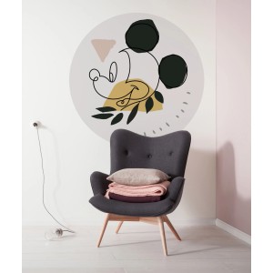 Selbstklebende Komar Vliesfototapete Dot Mickey Modern Art, Ø 125 cm.