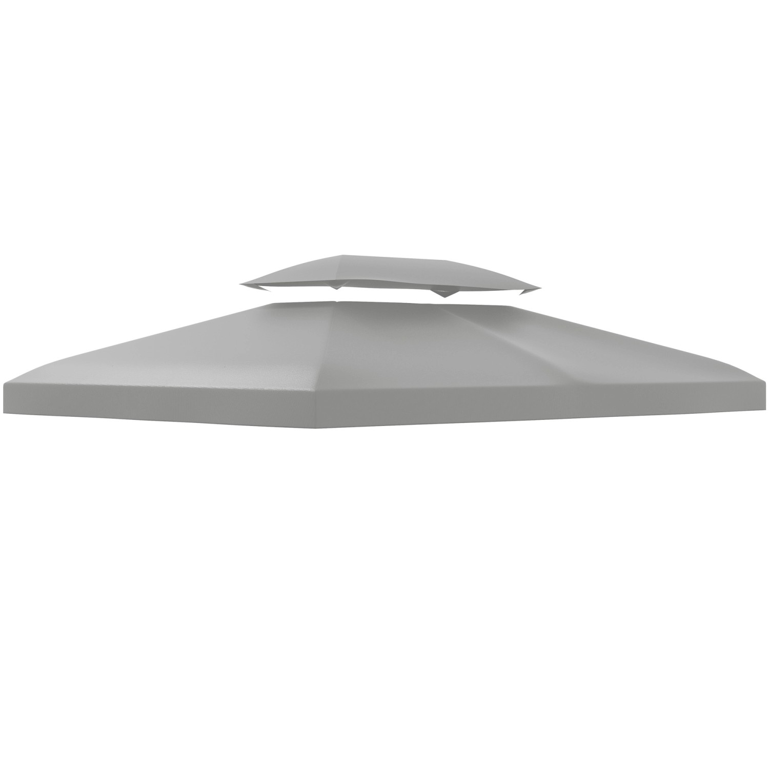 Outsunny Ersatz-Vordach 180g/m² Polyeser Hellgrau 3 x 4 m günstig online kaufen