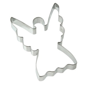 Zenker Ausstecher Engel 11 cm x 8,5 cm Silber