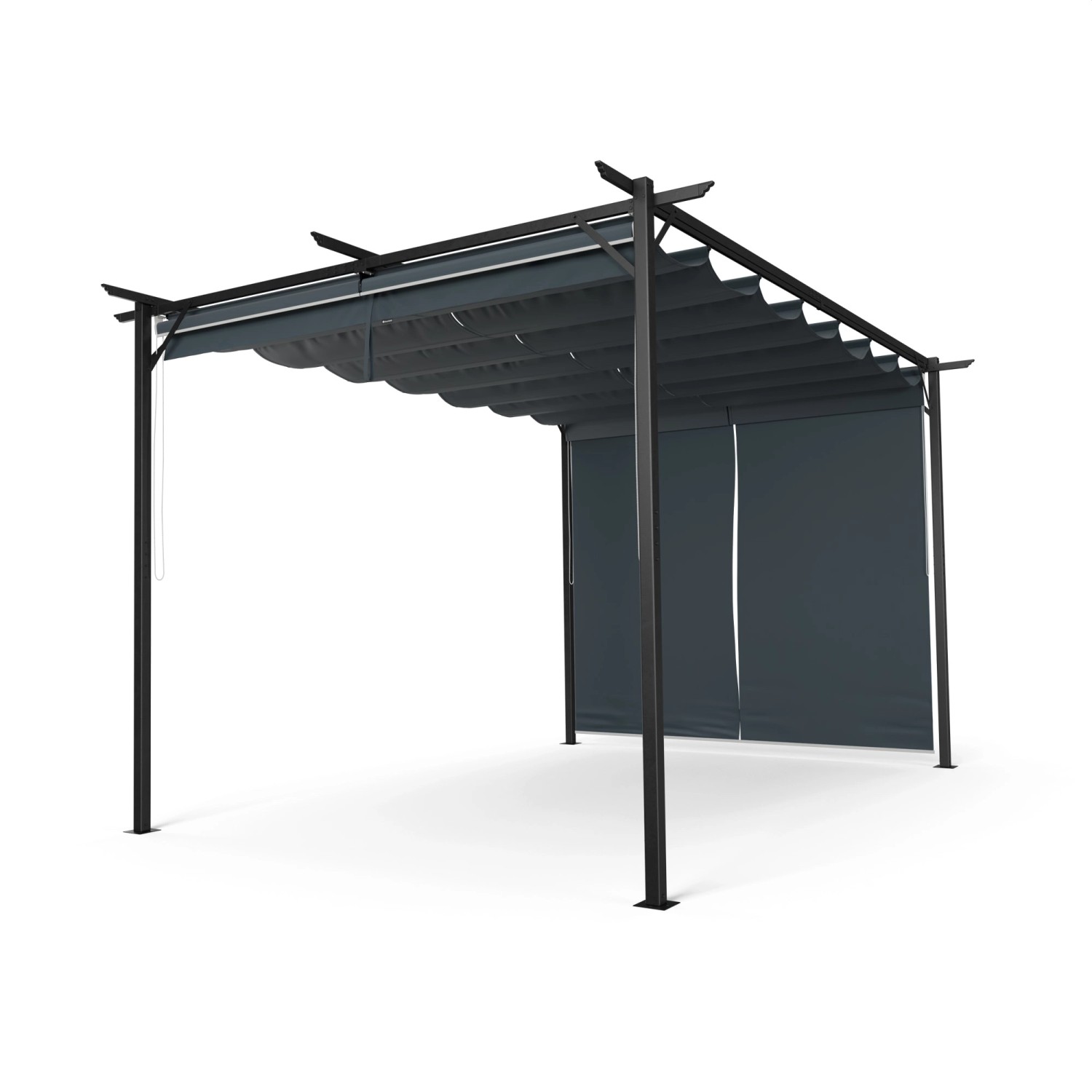 Blumfeldt Pantheon Robust Pergola Gartenpavillon 3x4 m Wetterbeständig Stah günstig online kaufen
