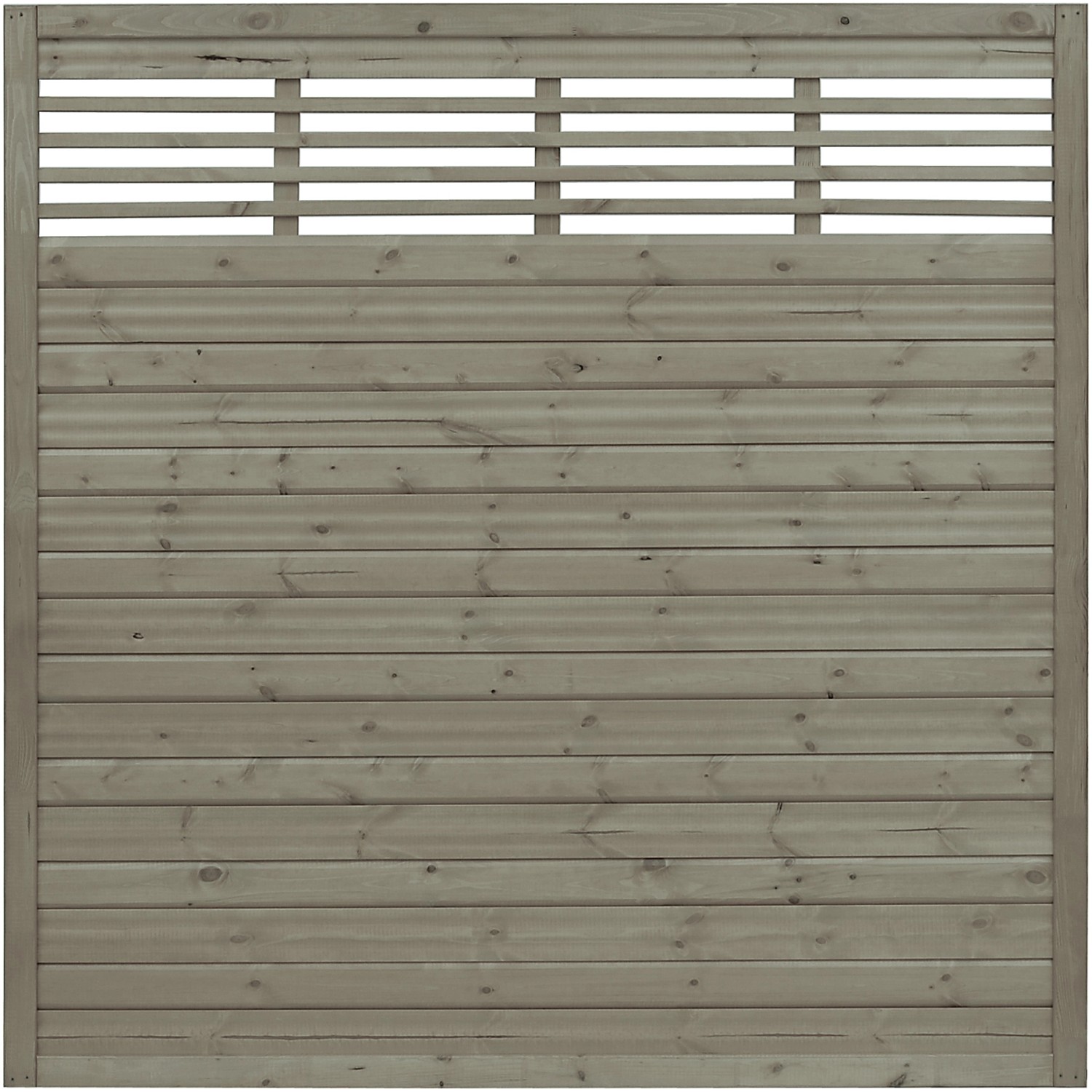 Sichtschutzzaun Element Nicea Grau 180 cm x 180 cm FSC®