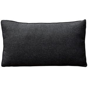 Dunkelgraues Ersatz-Rückenkissen für Lounge-Sofa Studley, passend für 2-Sitzer mit durchgängiger Lehne.