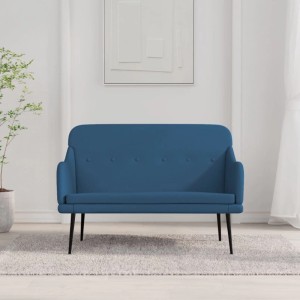 vidaXL Sitzbank Blau 110x76x80 cm Stoff 351490