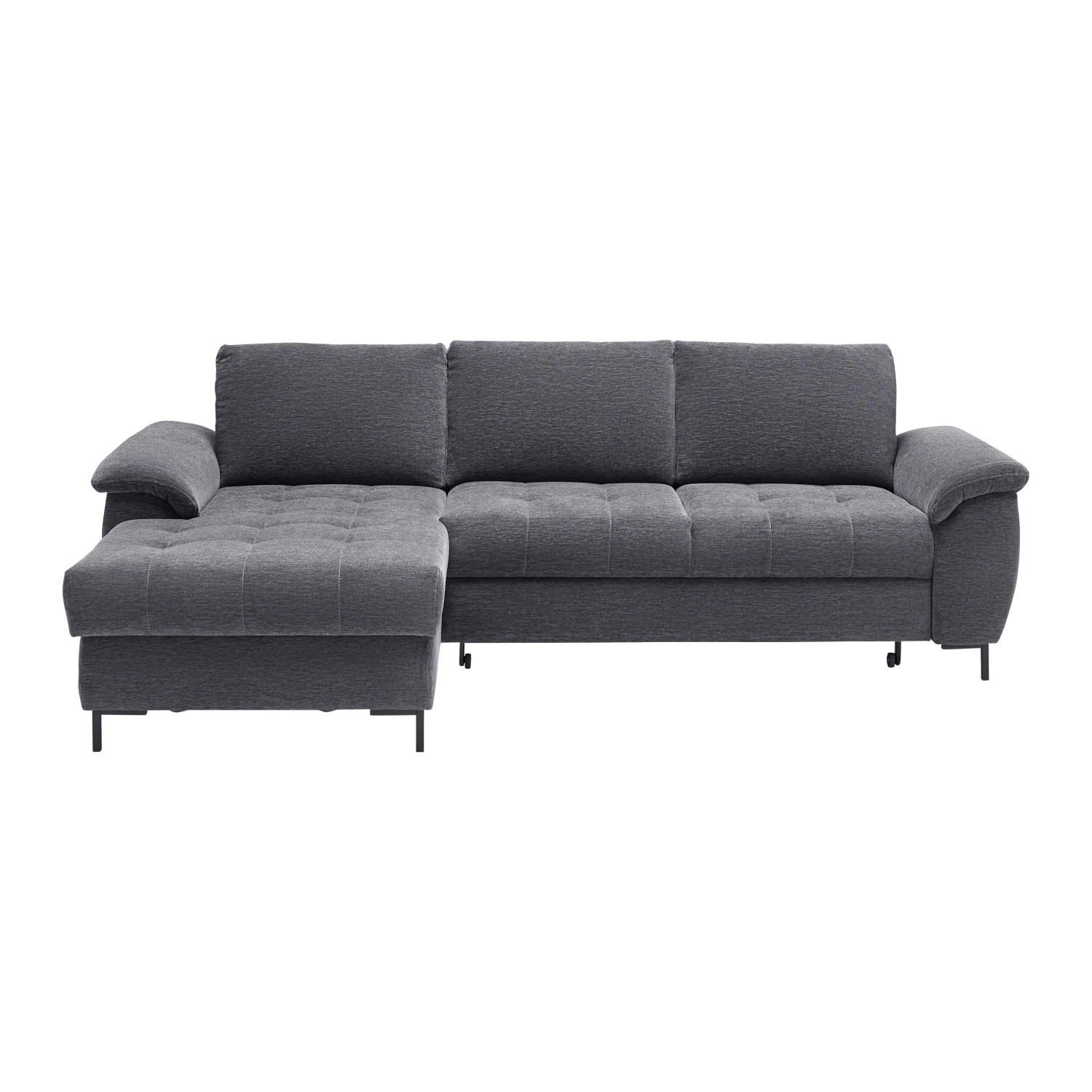 Based Ecksofa Focus L Grau Chenille
