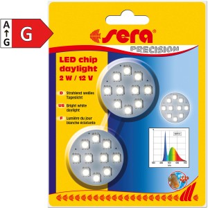 Sera Aquarium LED-Chip Daylight, LED-Leuchte für Aquarien mit strahlend weißem Tageslicht.