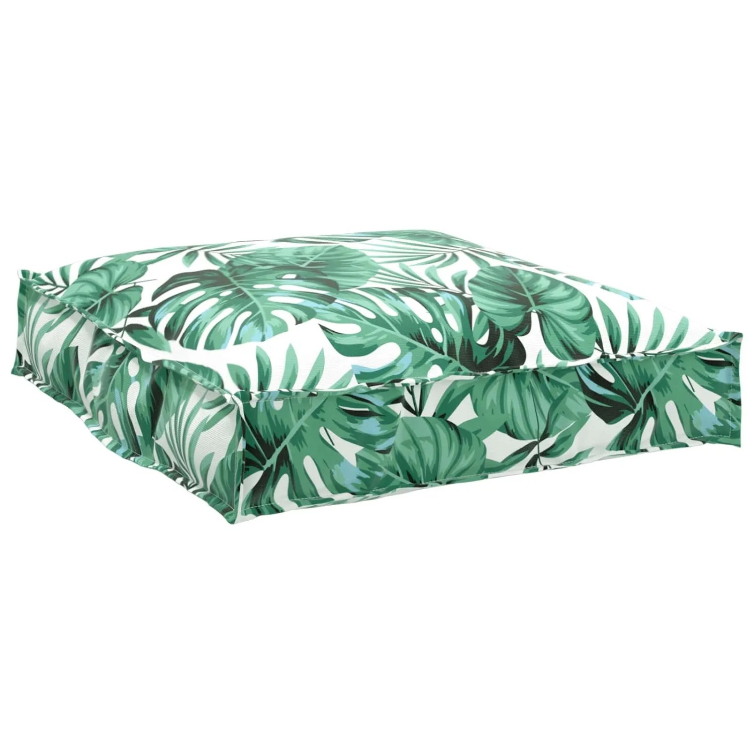 vidaXL Kissen Blatt Blattmuster 70 x 70 x 12 cm Oxford-Stoff 42001506