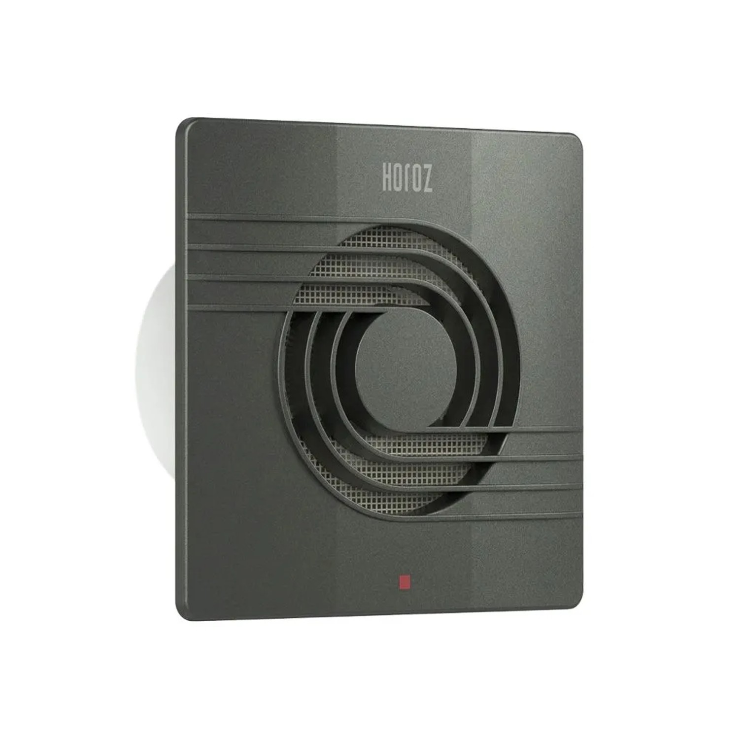 HOROZ Badlüfter 100 mm 12 W 100 m³/h 43 dB Anthrazit Mit Filter Wandventilator Badventilator HELIX