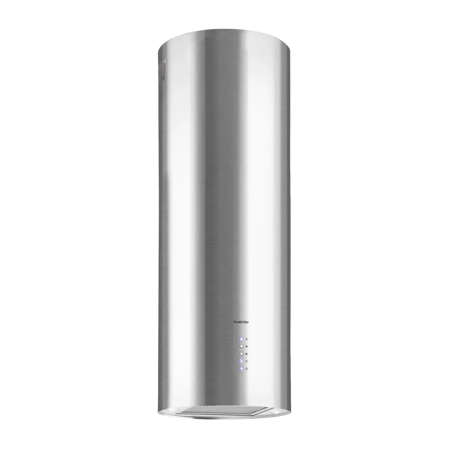 Klarstein Barella Dunstabzugshaube 35 x 93 x 43 cm Umluft 557 m³/h LED Aktivkohlefilter Silber