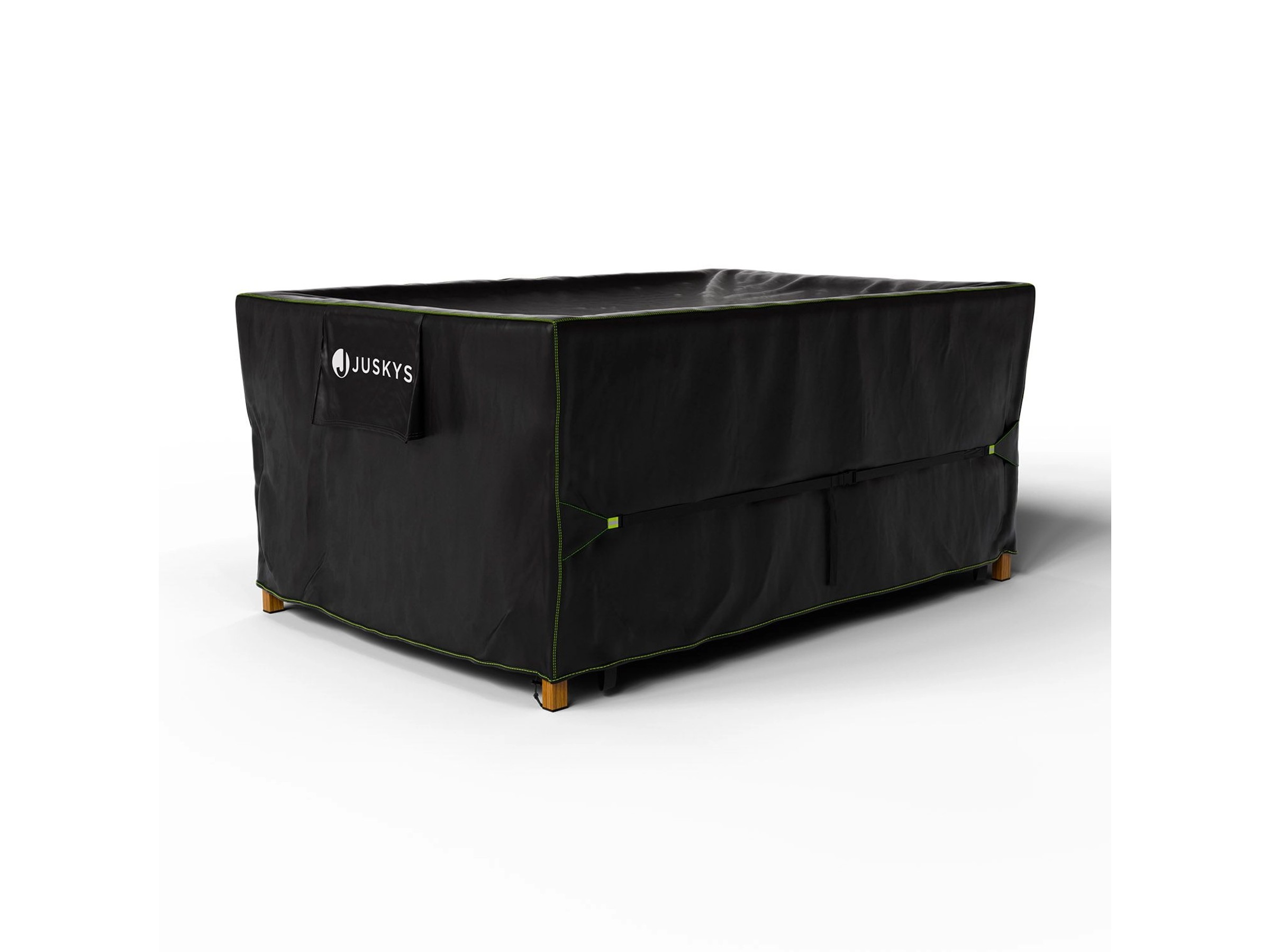 ABCCANOPY Deckbox-Abdeckung Für Gartenmöbel – Wasserdicht, Staubdicht, Mit Griffen & Belüftung | 44x28x24 Cm, Schwarz, Für Aufbewahrungsboxen