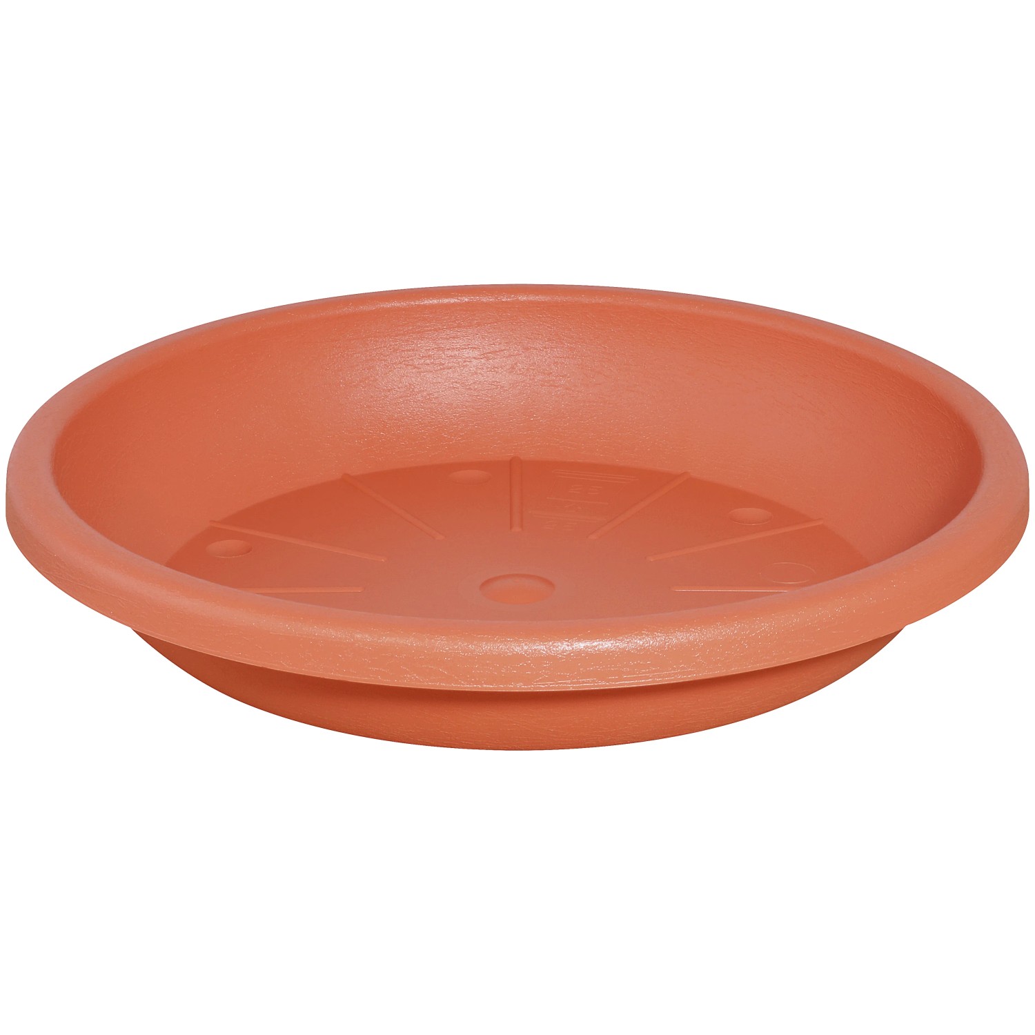Erhard-Trading Blumentopf Untersetzer Terracotta - 25cm Ø, Wetterfest & Stapelbar