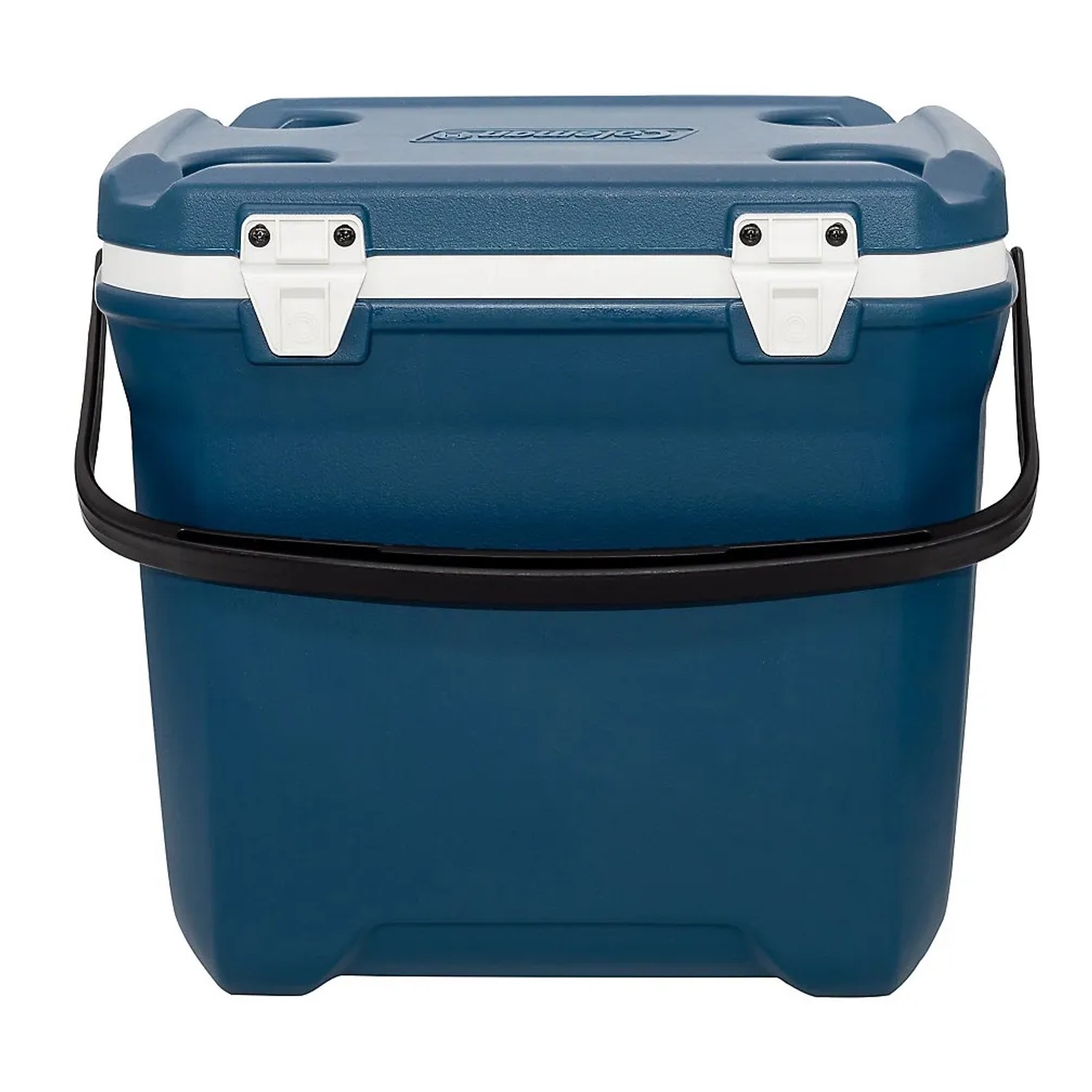 Campingaz Kühlbox Xtreme 28QT in Blau-Weiß. Robuste Kühlbox mit Tragegriff und Dosenhalter.