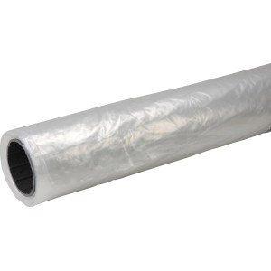 Transparente PE-Folie (0,06 mm) auf Rolle, 50 m x 2 m, ideal als Baufolie und Abdeckplane.