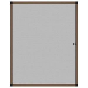 vidaXL Insektenschutz für Fenster Braun 80x100 cm 153833