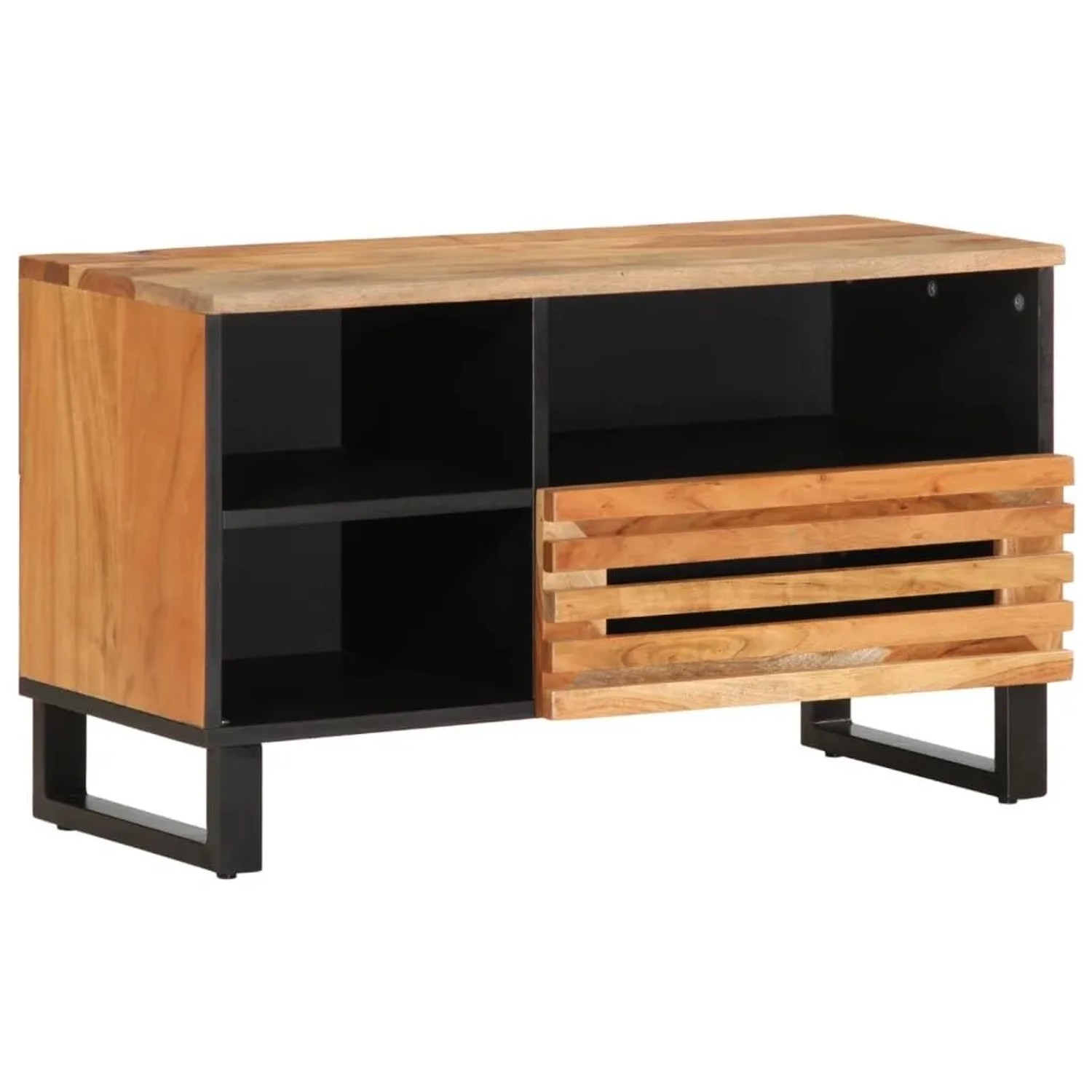 vidaXL TV-Schrank 80x34x46 cm Massivholz Akazie 377520 günstig online kaufen