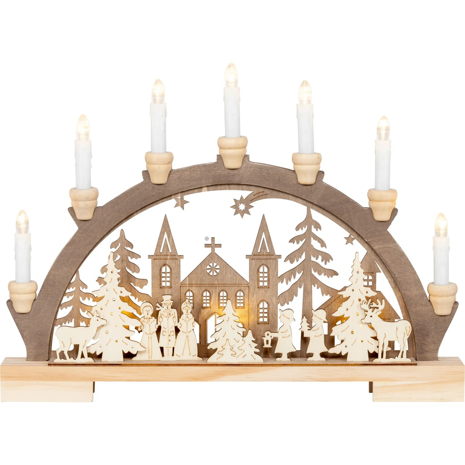 HGD LED-Lichterbogen Vor dem Dom 7-flammig 45 cm x 5 cm x 33 cm