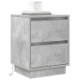 vidaXL Nachttisch mit Betongrau 39 x 34,5 x 50 cm Holzwerkstoff 869616_3