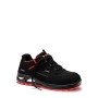 Elten Damen Sicherheitshalbschuh Hannah, schwarz-rot, ESD S3, Gr. 36.