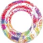 Bestway Schwimmring Summer Swirl, Ø 80cm, mit bunten Mandala-Designs und Haltegriffen.