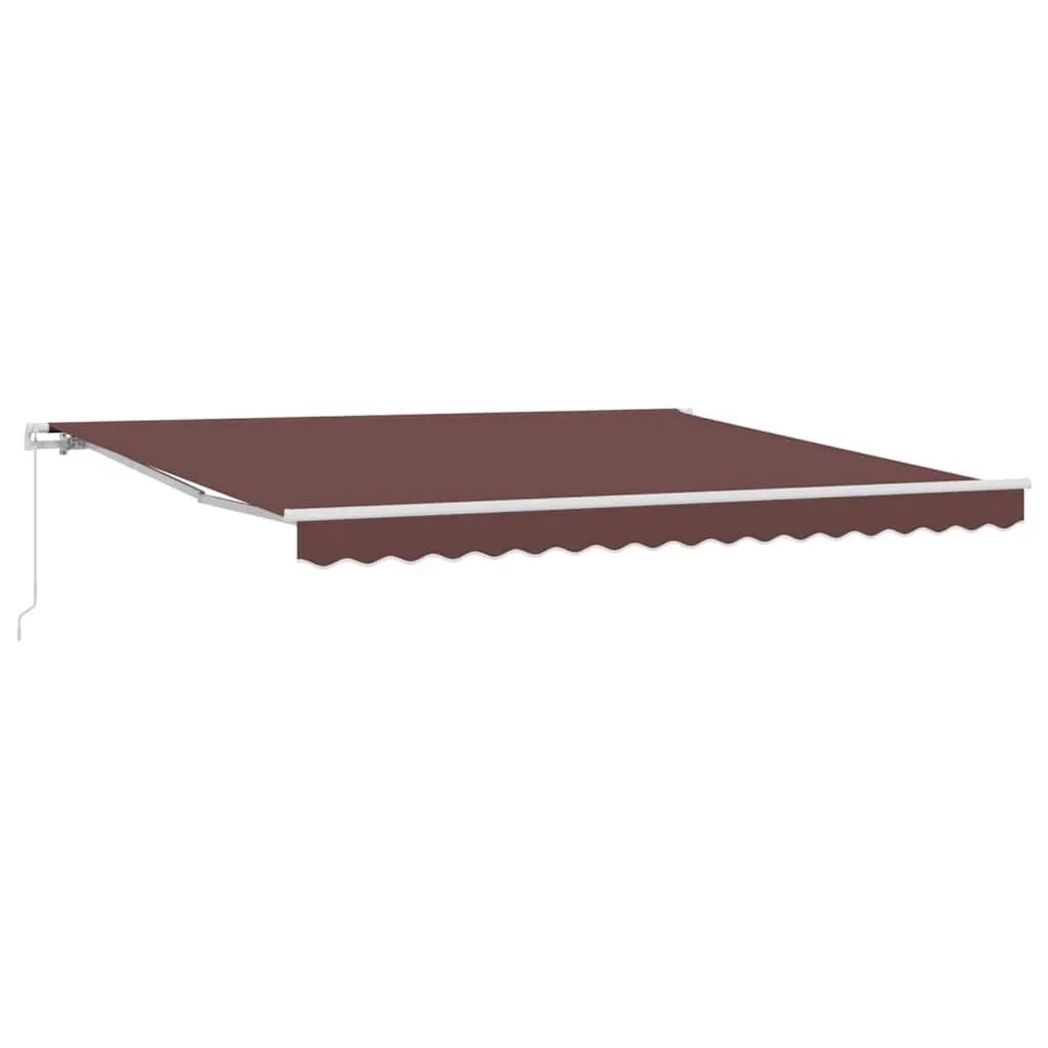 vidaXL Markise Manuell Braun 400x300 cm 3215630