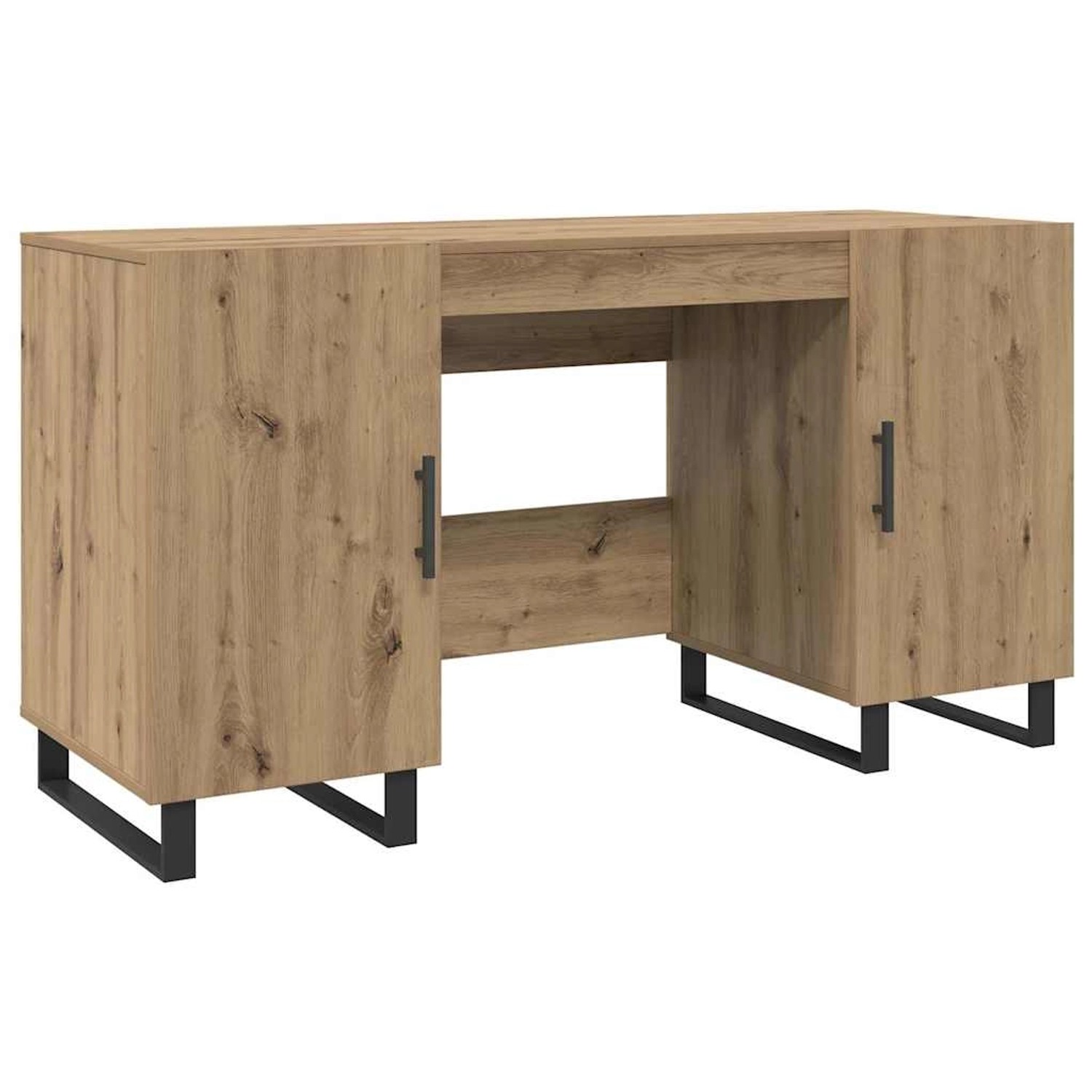 vidaXL Schreibtisch Artisan-Eiche 140 x 50 x 75 cm Holzwerkstoff 879529 günstig online kaufen