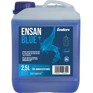 Enders Ensan Blue+ 2,5L Kanister für Camping WC, Sanitärflüssigkeit mit Frischeduft.