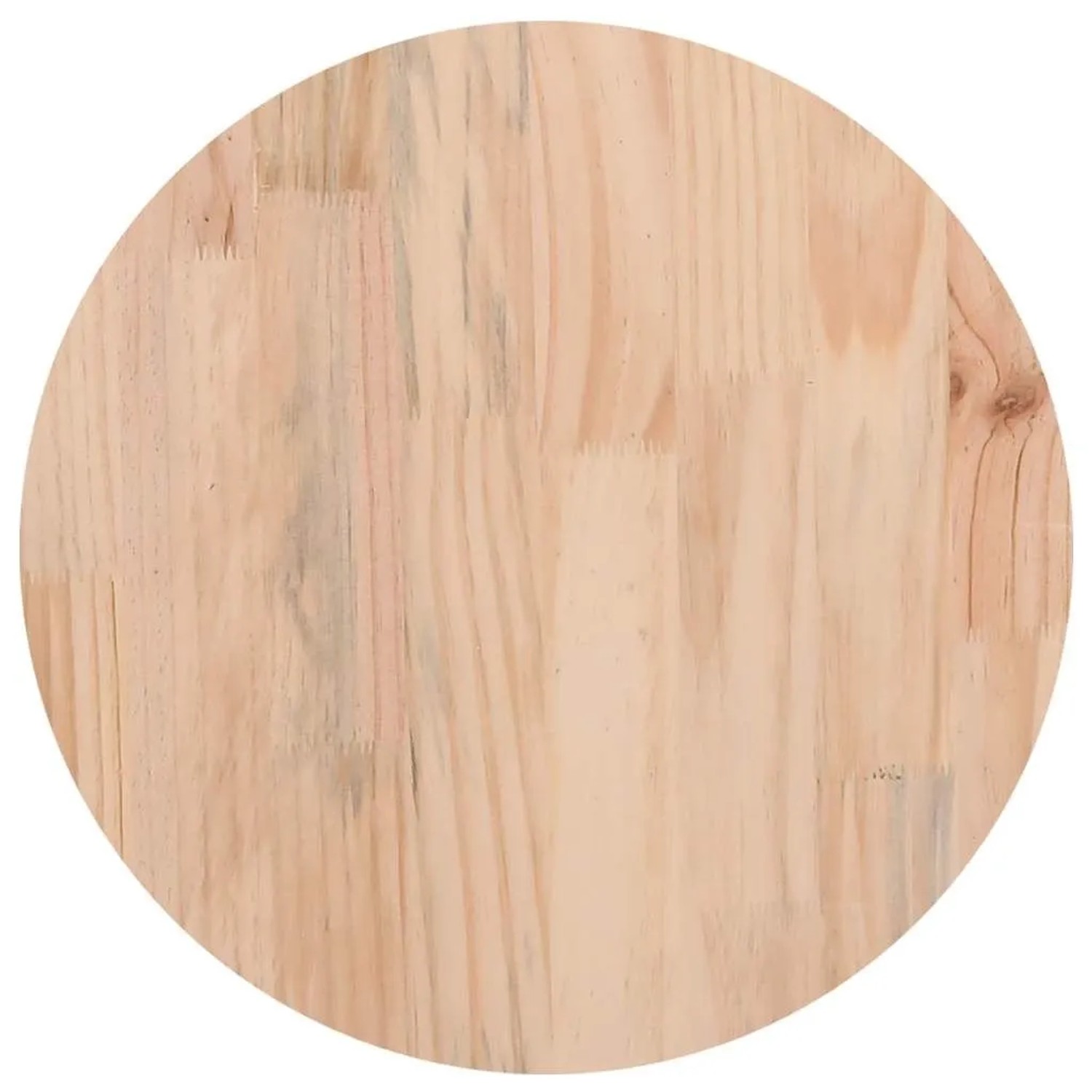 vidaXL Tischplatte Rund Ø40x3 cm Massivholz Kiefer 833658