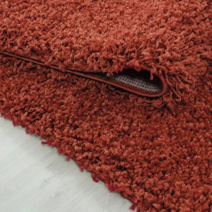 Ayyildiz Hochflorteppich Life 1500 Terrakotta Ø 160 cm