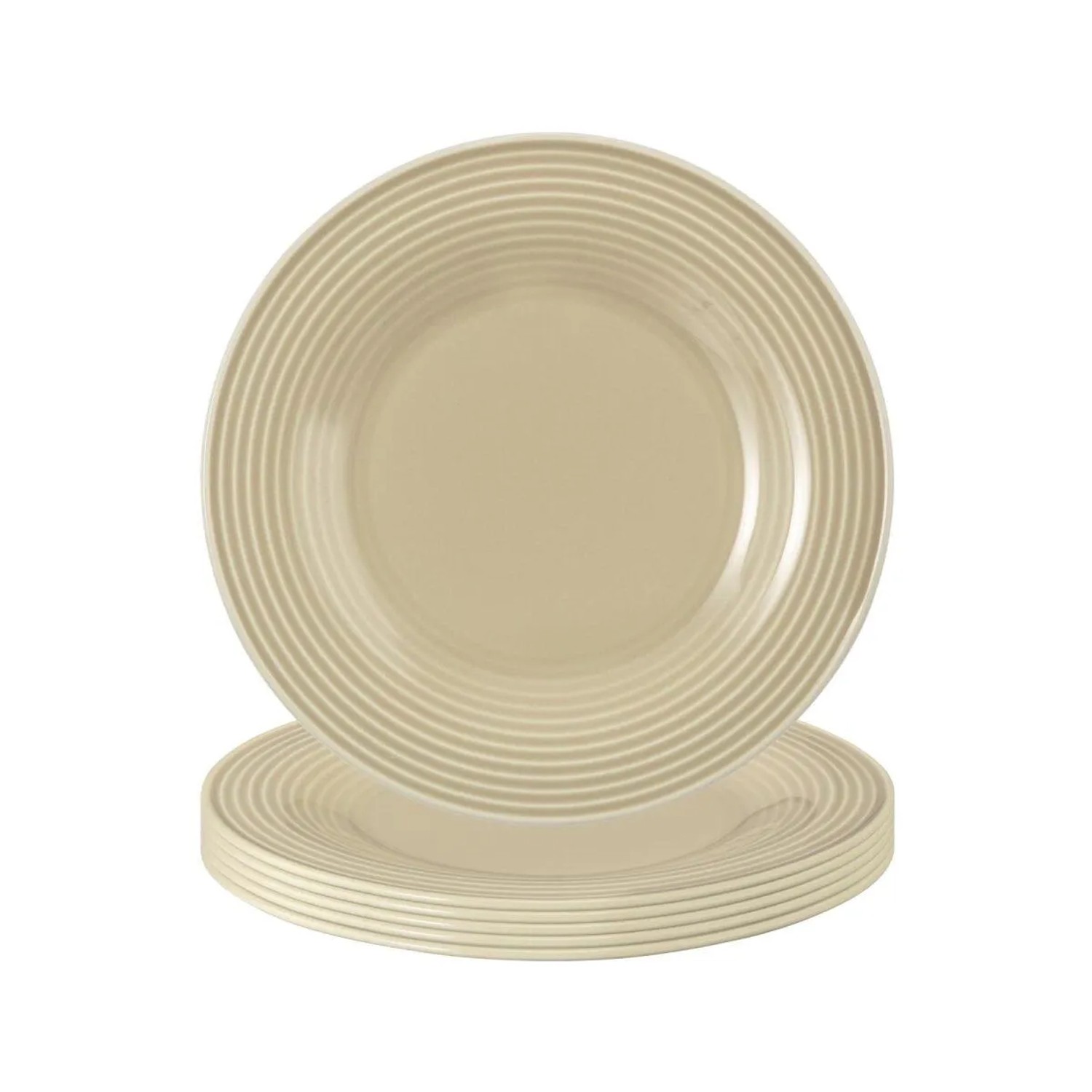 Seltmann Weiden Beat Color Glaze Brotteller 17 cm 6er Set Sandbeige