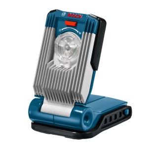 Bosch Professional Akku-Lampe GLI VariLED Solo, blaue LED-Baustellenlampe mit verstellbarem Licht.