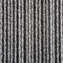 Conacord Türvorhang Bari, 100x230cm, PVC, schwarz, Detailansicht der transparenten Streifen.