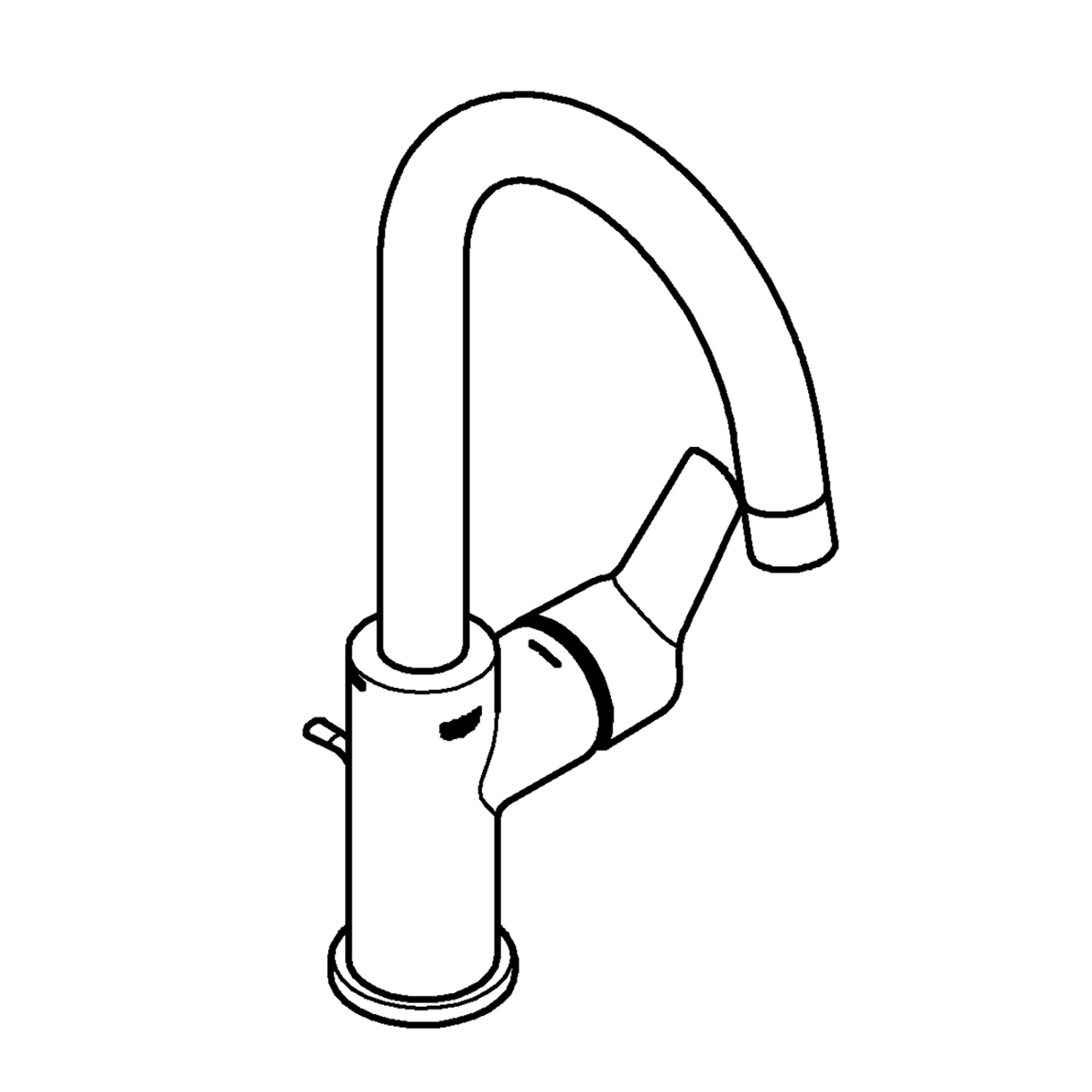 Grohe QuickFix Waschtischarmatur Start L-Size Zugstangen-Ablaufgarnitur 1 1/4"_6